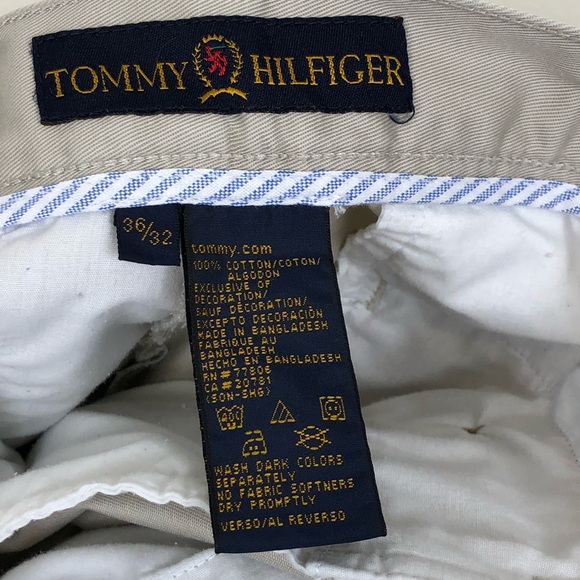 Tommy Hilfiger 90s Pleated Chino Dress Pants Sz 36/32 - Picture 9 of 9